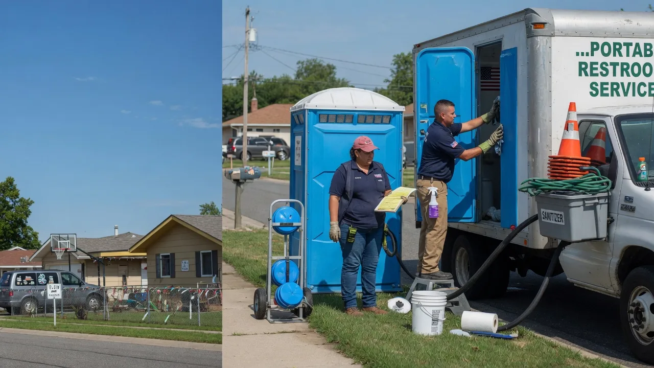 Portable Toilet Rental in Burbank, OK near me